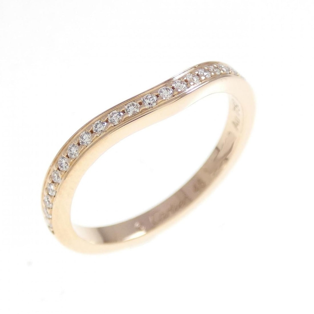 Cartier Ballerina Ring: --- Catalog ---Category: SizeUS Size: 4.5Brand Size: 48Category: DesignType: Band ringStone: DiamondGender: WomenMaterial: Pink gold (18K)Category: GeneralMPN: B4098700Brand: Cartier--- Item List ---S