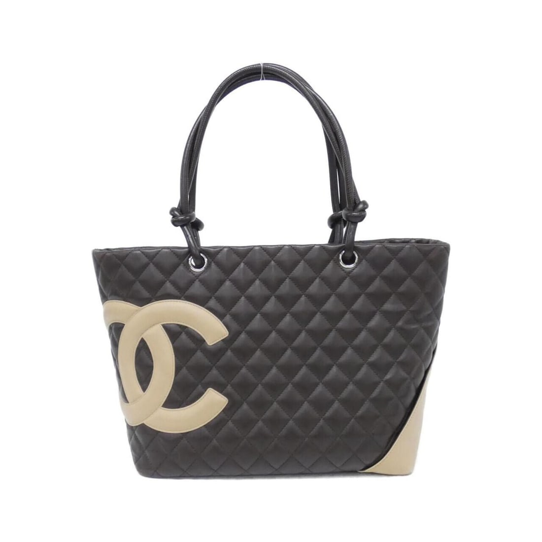 Chanel Cambon Line 25169 Handbag: --- Catalog ---Category: SizeSize (HxWxD): 24cm x 39cm x 14cm / 9.44'' x 15.35'' x 5.51''Category: DesignType: HandbagColor: Beige, BrownGender: WomenMaterial: Leather Hardware Color: