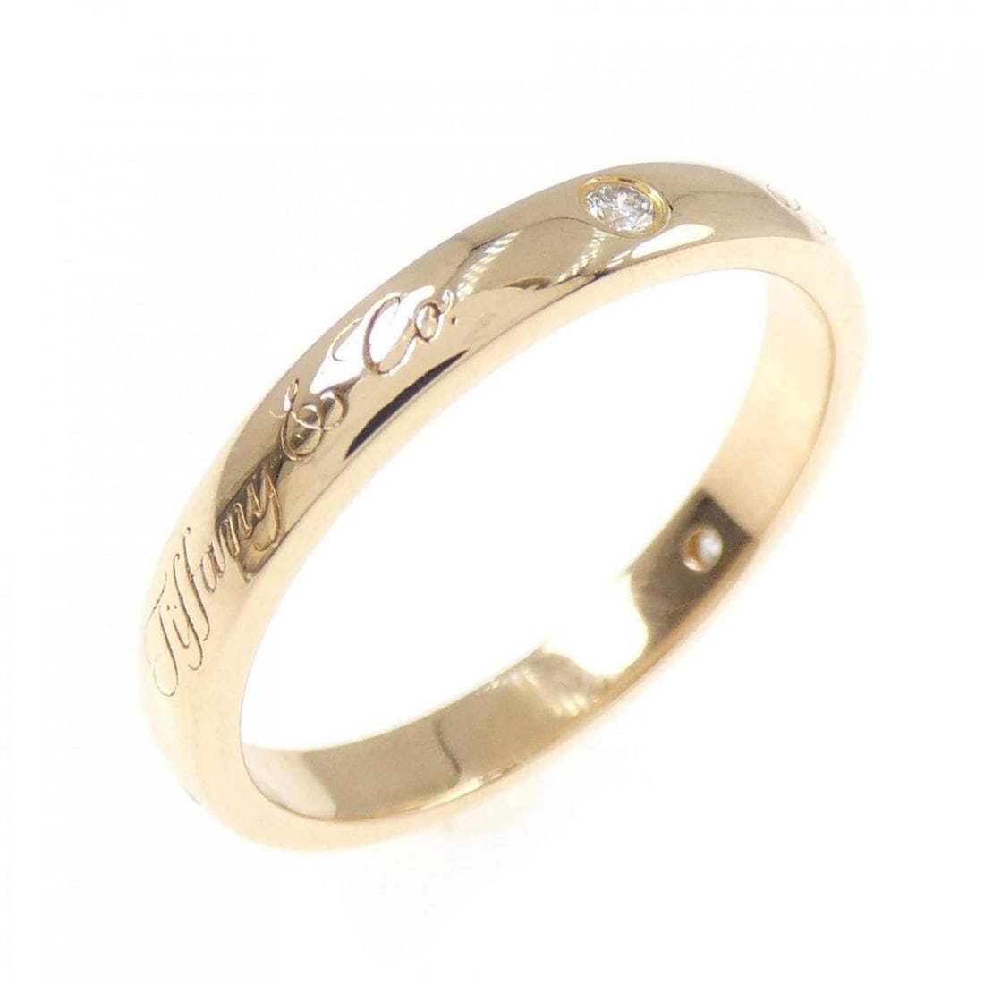 Tiffany Notes Ring: --- Catalog ---Category: SizeJP Size: 11.5US Size: 6Category: DesignType: Band ringStone: DiamondGender: WomenMaterial: Pink gold (18K)Category: GeneralBrand: Tiffany--- Item List ---Section: Conditio