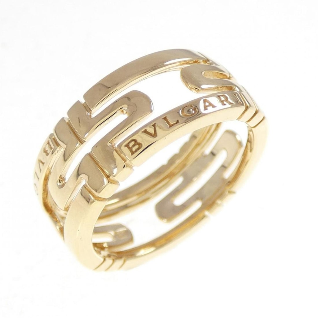 Bvlgari Parentesi Small Ring: --- Catalog ---Category: SizeUS Size: 6.5Brand Size: 53Category: DesignType: Band ringGender: WomenMaterial: Yellow gold (18K)Category: GeneralMPN: AN853961Brand: Bvlgari--- Item List ---Section: