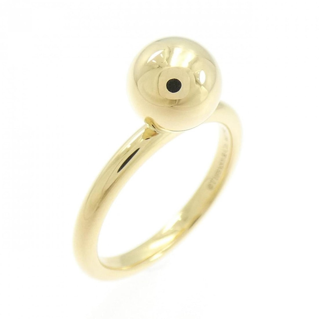 Tiffany Ball Ring: --- Catalog ---Category: SizeJP Size: 11.5US Size: 6Category: DesignType: Band ringGender: WomenMaterial: Yellow gold (18K)Category: GeneralBrand: Tiffany--- Item List ---Section: ConditionRanking: