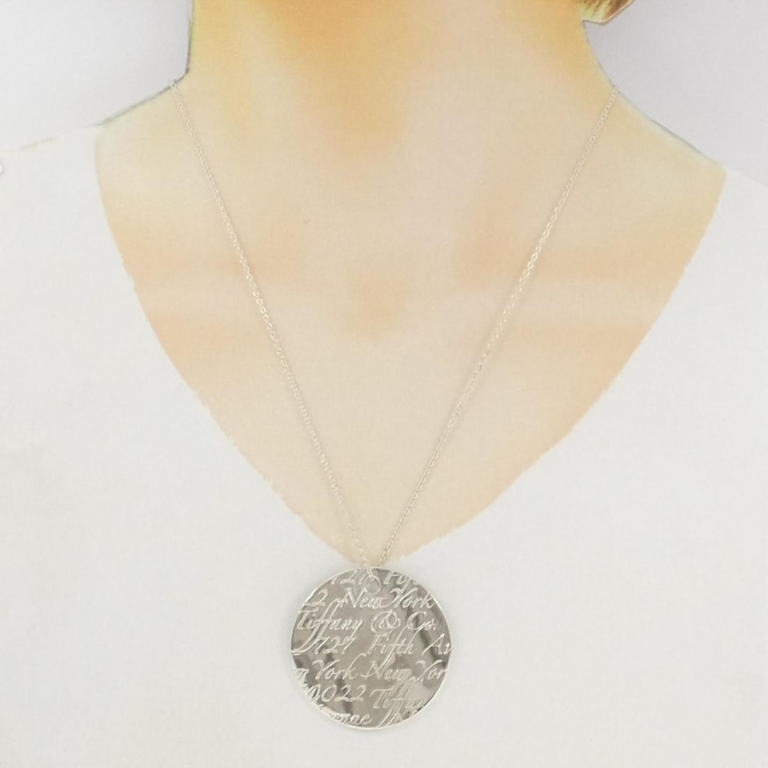 Tiffany Notes Round Large Necklace - 6