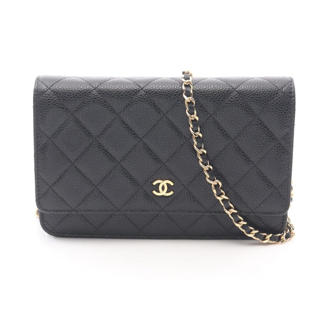 CHANEL Matelasse Shoulder Bag in Grained Calfskin Leather, Women's, Black: --- Catalog ---Category: SizeSize (HxWxD): 12cm x 19cm x 3.5cm / 4.72'' x 7.48'' x 1.37''Category: DesignType: Shoulder bagColor: BlackGender: WomenMaterial: Leather Category: GeneralBrand: Chanel---