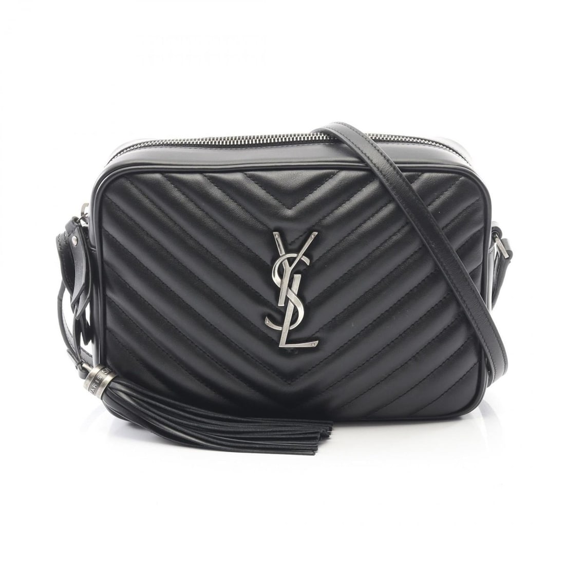 Yves Saint Laurent Saint Laurent Paris LOU Monogram Camera Bag/Shoulder Bag in Black Leather: --- Catalog ---Category: SizeSize (HxWxD): 15.5cm x 22.5cm x 7cm / 6.1'' x 8.85'' x 2.75''Category: DesignType: Shoulder bagColor: BlackGender: WomenMaterial: Leather Category: GeneralBrand: Yves Sain