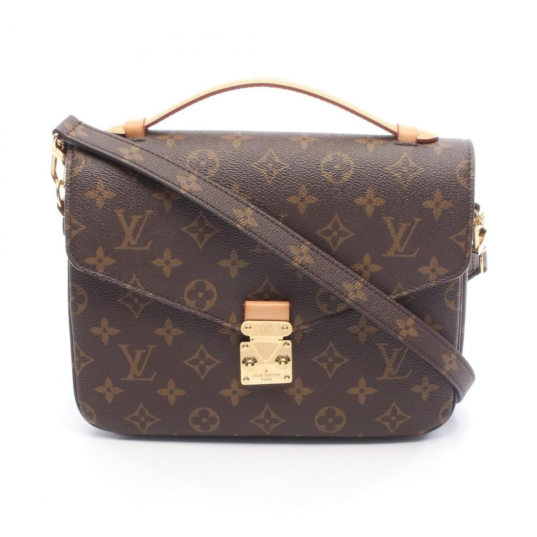 Louis Vuitton Metis MM Pochette Handbag in Coated Canvas and Leather with Monogram Design, Brown, (1 of 15)