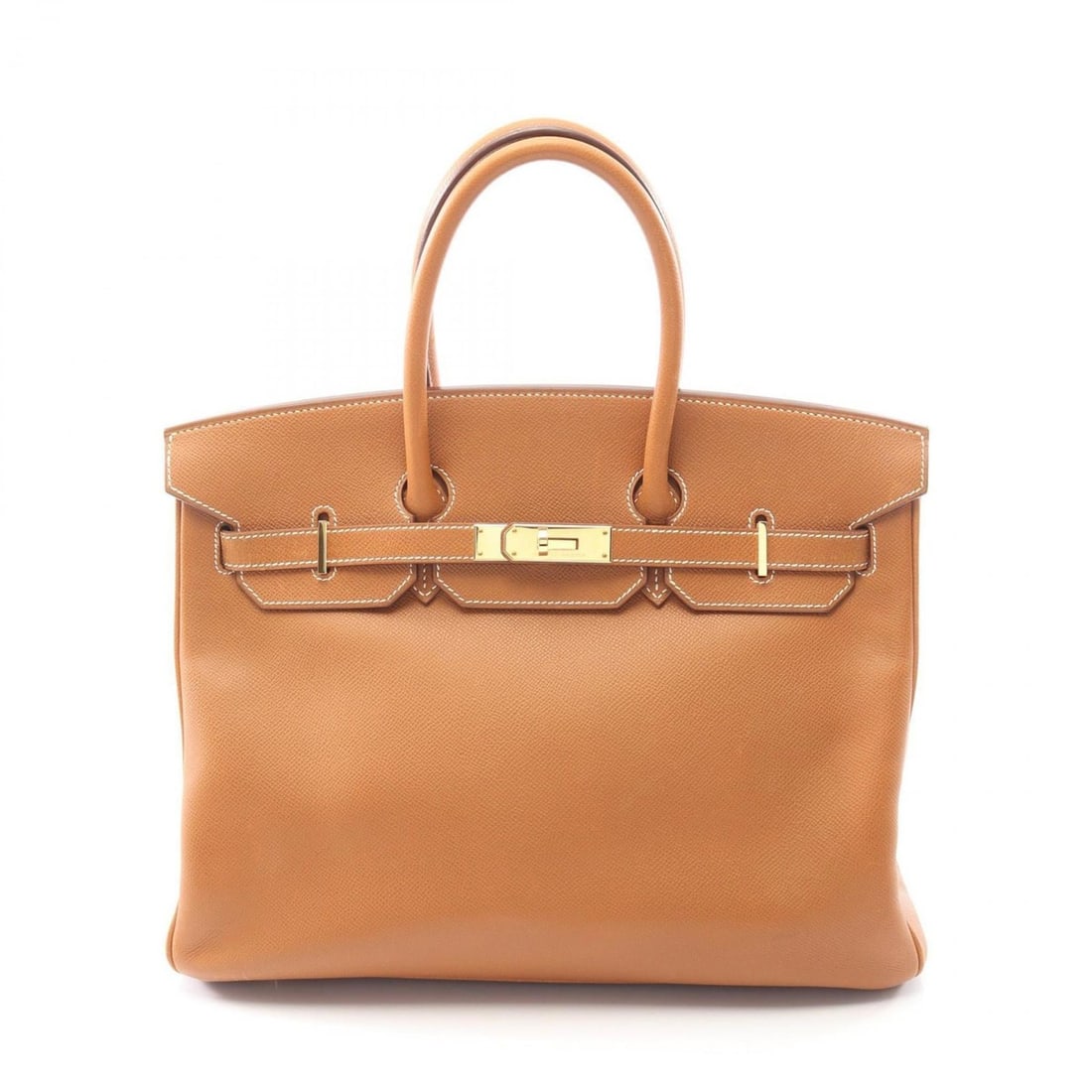 Hermes Hermès Birkin 35 handbag, leather, Epsom brown, for women: --- Catalog ---Category: SizeSize (HxWxD): 28cm x 35cm x 18cm / 11.02'' x 13.77'' x 7.08''Category: DesignType: HandbagColor: BrownGender: WomenMaterial: Epsom leather Category: GeneralBrand: Hermes--