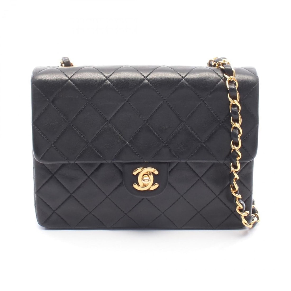 CHANEL Mini Matelasse 20 Shoulder Bag, Lambskin Leather, Women's, Black: --- Catalog ---Category: SizeSize (HxWxD): 15cm x 20cm x 6cm / 5.9'' x 7.87'' x 2.36''Category: DesignType: Shoulder bagColor: BlackGender: WomenMaterial: Leather Leather/Fur Type: LambskinCategory: G