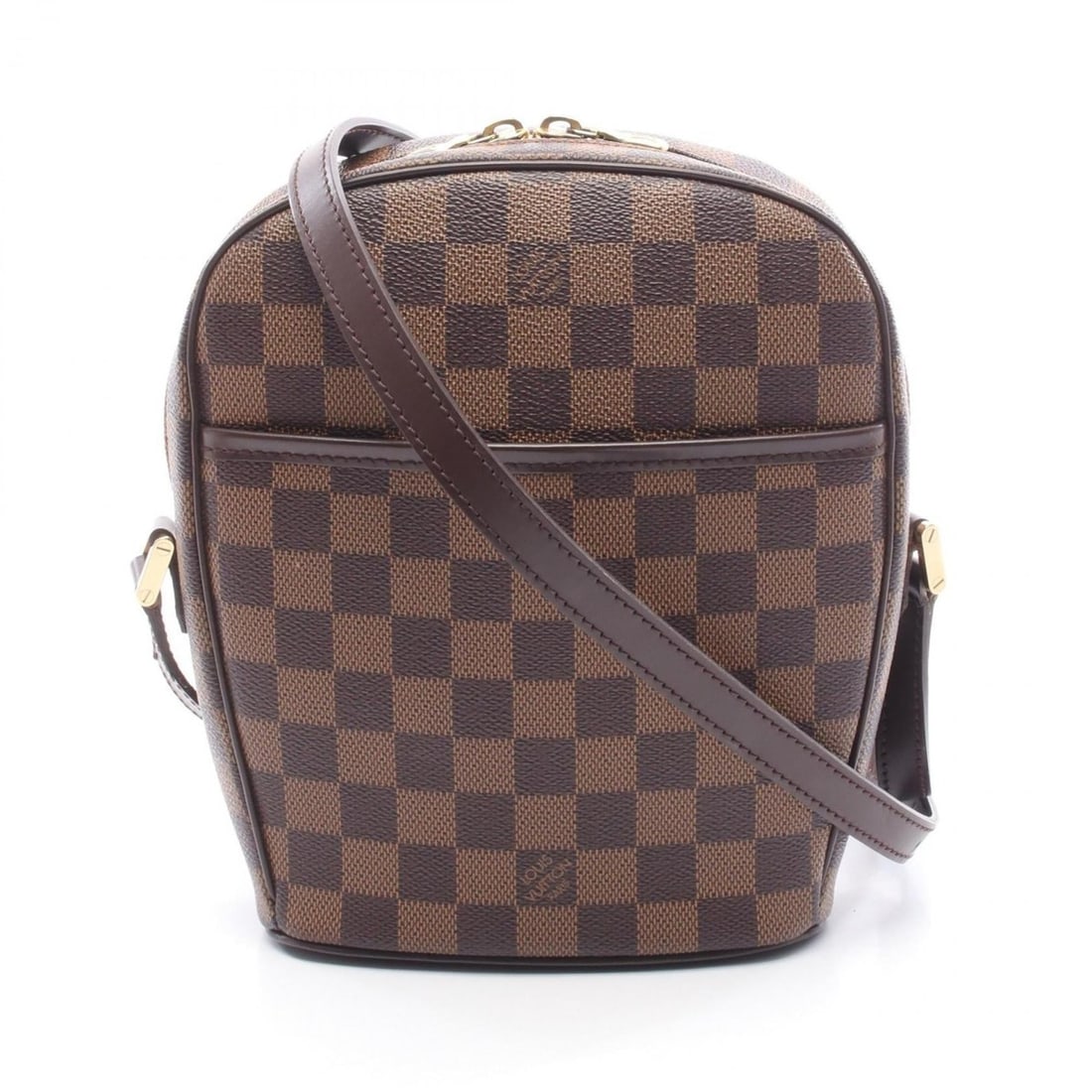 Louis Vuitton Ipanema PM Shoulder Bag, Coated Canvas, Leather, Damier, Women's, Brown, N51294: --- Catalog ---Category: SizeSize (HxWxD): 22cm x 16cm x 6cm / 8.66'' x 6.29'' x 2.36''Category: DesignType: Shoulder bagColor: Brown, Damier Canvas, EbeneGender: WomenMaterial: Coated canvas , Leathe
