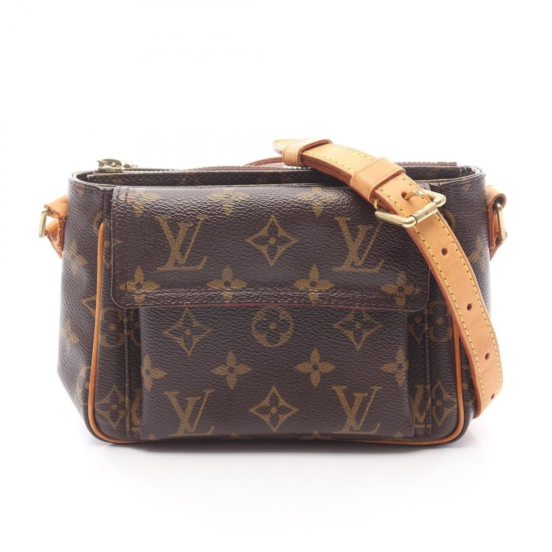 Louis Vuitton Viva Cite PM Shoulder Bag, Coated Canvas and Leather, Monogram, Women's, Brown, M51165 (1 of 16)