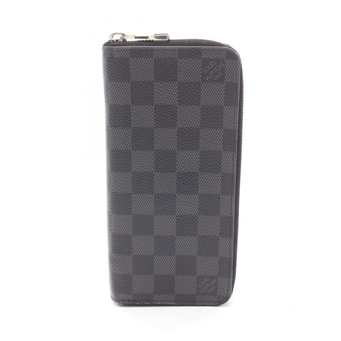 Louis Vuitton Zippy Wallet Vertical Round Long in Coated Canvas with Damier Graphite Finish, Men's,: --- Catalog ---Category: SizeSize (HxWxD): 20cm x 9.5cm x 2cm / 7.87'' x 3.74'' x 0.78''Category: DesignType: Long wallet (bi-fold)Color: Black, Damier GraphiteGender: MenMaterial: Coated canvas Categ