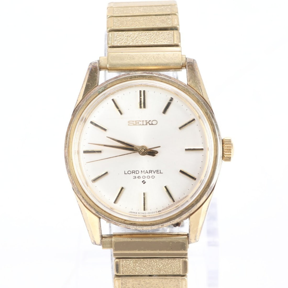 Seiko Lord Marvel 36000 Manual Winding Watch 5740-8000 Gold Men's: --- Catalog ---Category: SizeWrist Size: 15.5cm / 6.1''Case Diameter: 35mm / 1.38''Category: DesignType: WristwatchGender: MenColor (Dial): WhiteCategory: GeneralMPN: 5740-8000Brand: SeikoCountry of O