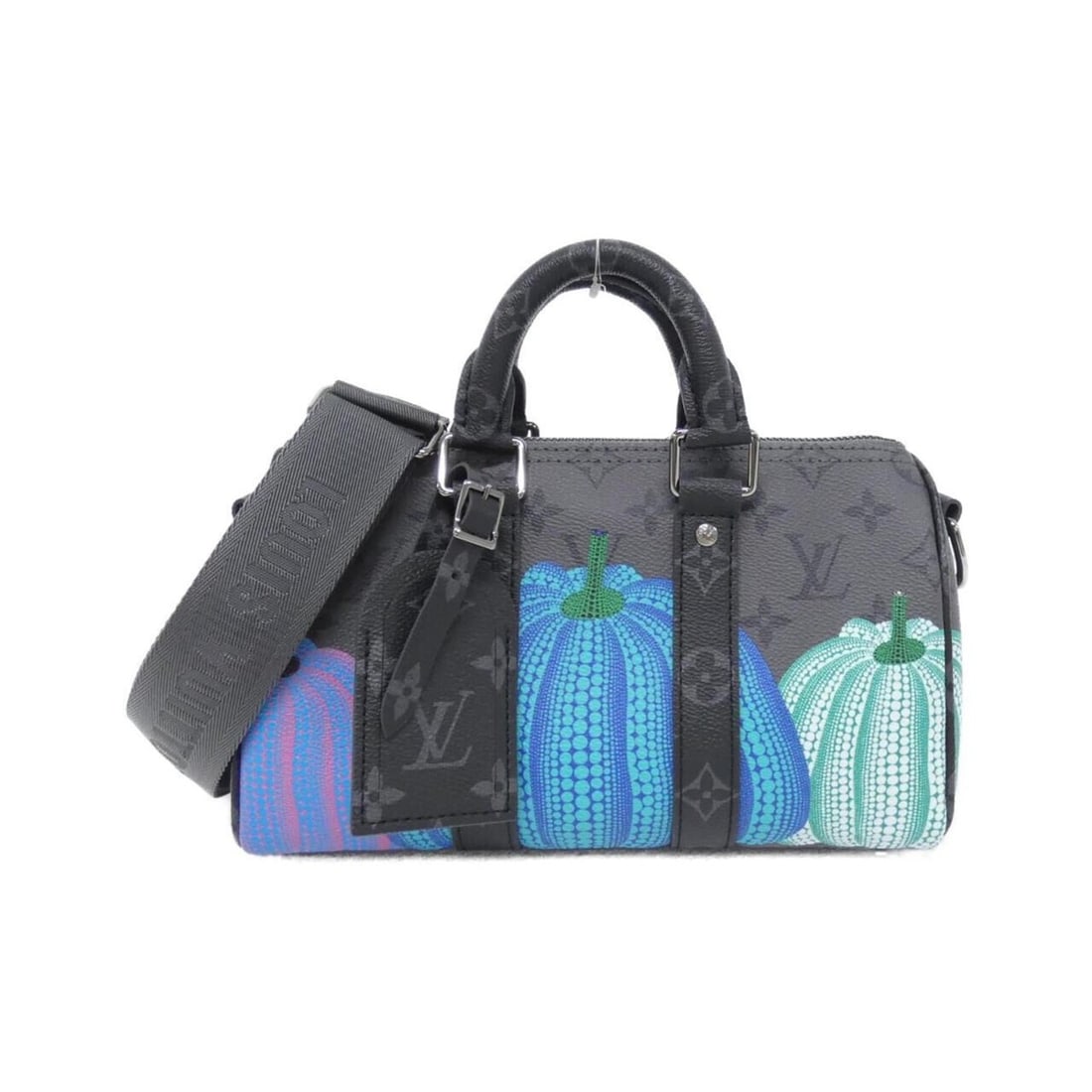 Louis Vuitton Monogram Eclipse Reverse (LV x YK) Keepall Bandouliere 25cm Boston Bag M46437: --- Catalog ---Category: SizeSize (HxWxD): 15cm x 25cm x 11cm / 5.9'' x 9.84'' x 4.33''Category: DesignType: Boston bagColor: Black, GrisGender: MenMaterial: Coated canvas Hardware Color: