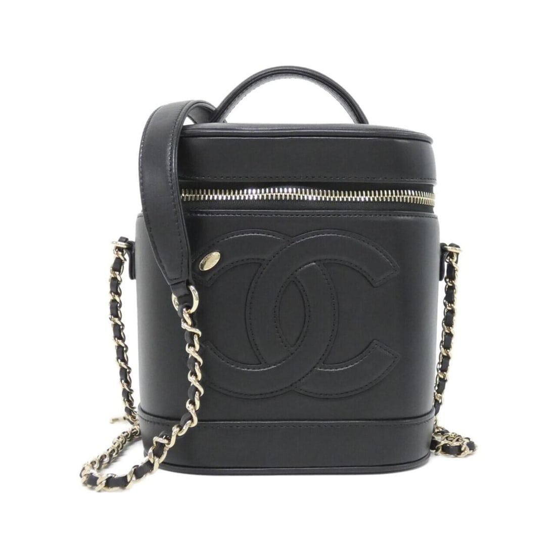 Chanel AS0323 handbag: --- Catalog ---Category: SizeSize (HxWxD): 16.5cm x 14.5cm x 11.5cm / 6.49'' x 5.7'' x 4.52''Category: DesignType: Handbag, Shoulder bagColor: BlackGender: WomenMaterial: Leather Hardware Color: GoldL