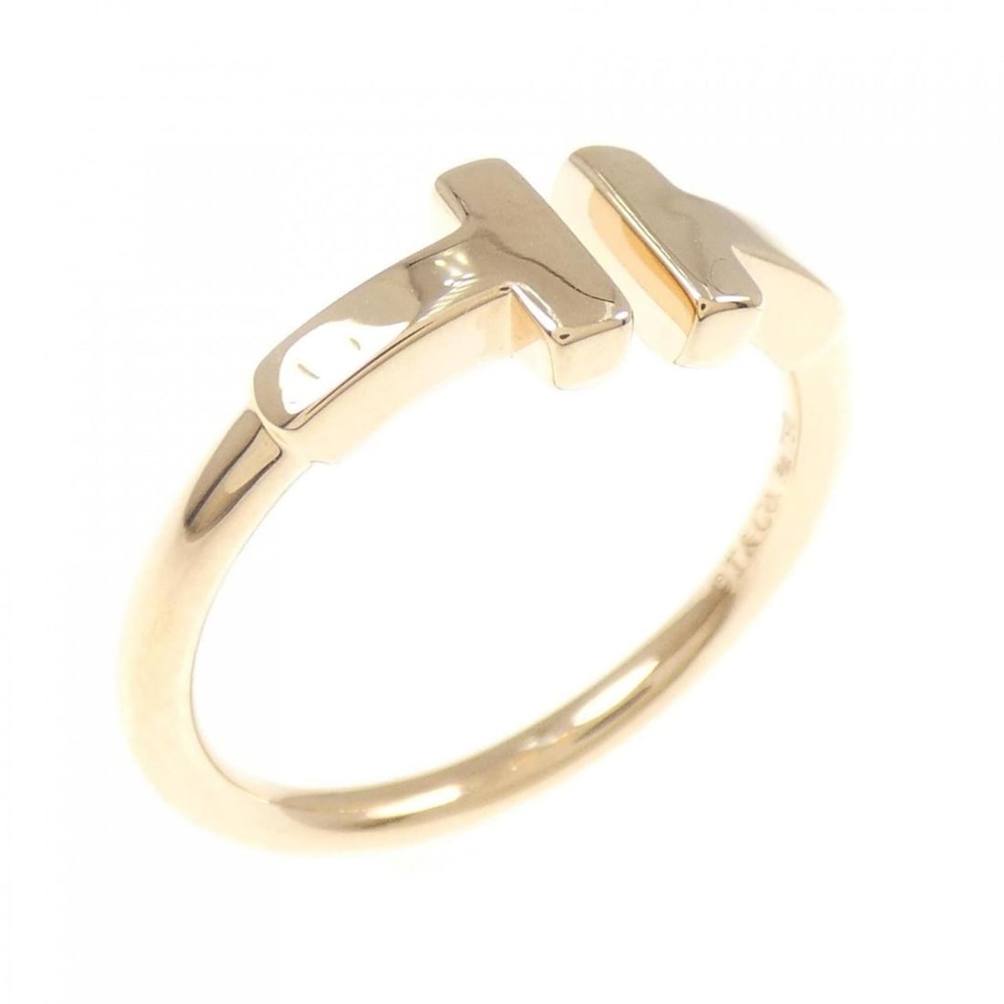 Tiffany T-wire ring: --- Catalog ---Category: SizeJP Size: 9US Size: 5Category: DesignType: Band ringColor: Pink goldGender: WomenMaterial: Pink gold (18K)Category: GeneralBrand: Tiffany--- Item List ---Section: Condition