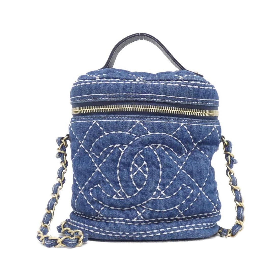 Chanel AS1336 handbag: --- Catalog ---Category: SizeSize (HxWxD): 17.5cm x 16cm x 13cm / 6.88'' x 6.29'' x 5.11''Category: DesignType: HandbagColor: BlueGender: WomenMaterial: Denim , Leather Leather/Fur Type: CalfskinCateg