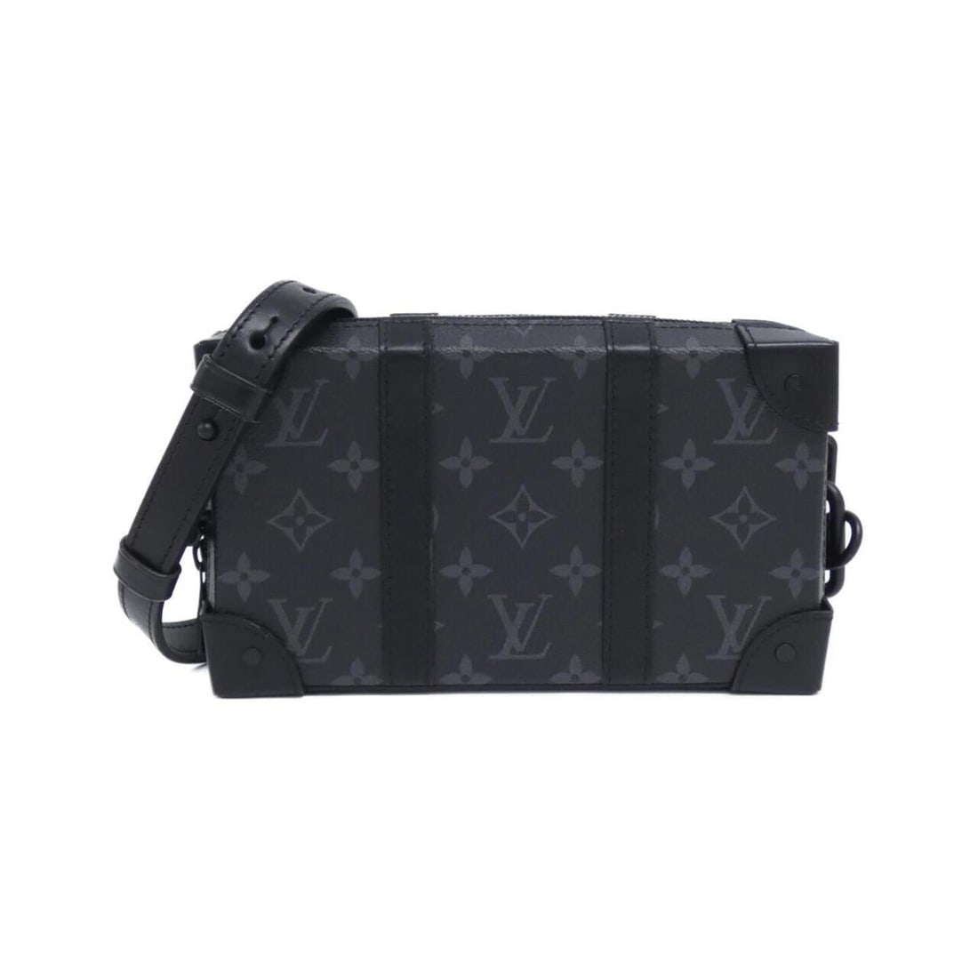 Louis Vuitton Monogram Eclipse Soft Trunk Wallet M69838 Shoulder Bag: --- Catalog ---Category: SizeSize (HxWxD): 14cm x 22cm x 5cm / 5.51'' x 8.66'' x 1.96''Category: DesignType: Shoulder bagColor: BlackGender: MenMaterial: Coated canvas Category: GeneralMPN: M69838Bran