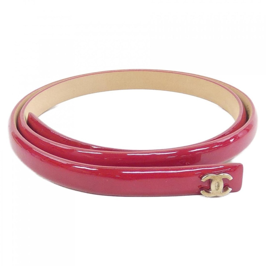 CHANEL belt: --- Catalog ---Category: SizeLength: 70.5cm - 77cm / 27.75'' - 30.31''Category: DesignType: Standard beltColor: Red colorGender: WomenCategory: GeneralBrand: Chanel--- Item List ---Section: