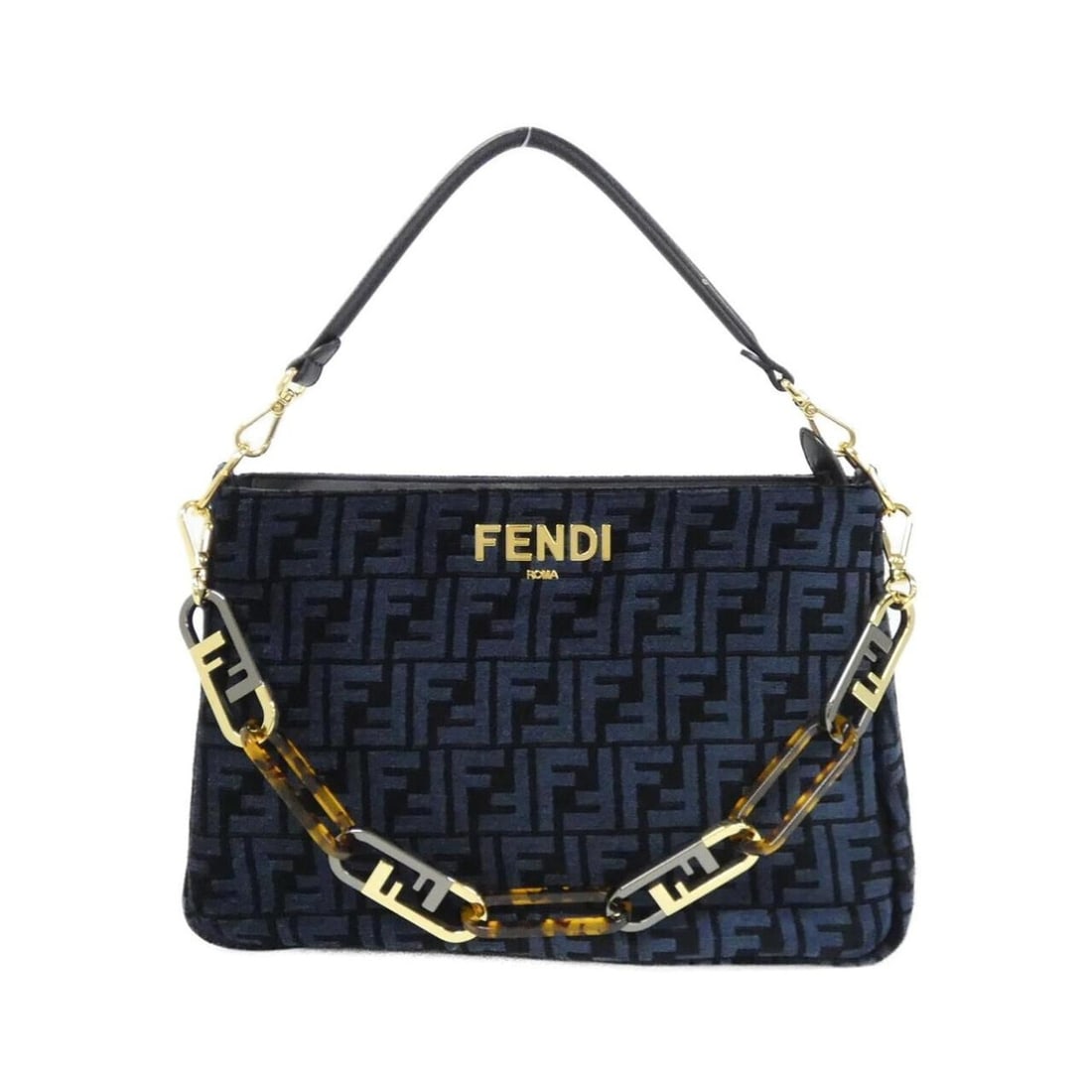 Fendi O'Roc 8BR805 ALFV Shoulder Bag: --- Catalog ---Category: SizeSize (HxWxD): 23cm x 35cm x 15cm / 9.05'' x 13.77'' x 5.9''Category: DesignType: Shoulder bagColor: BlueGender: WomenMaterial: Viscose , Polyester , Cotton , Leather