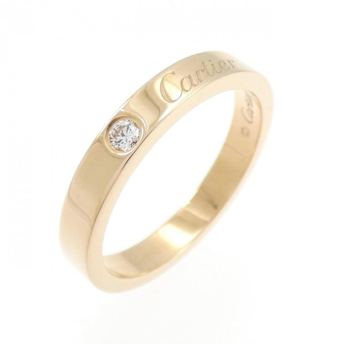 Cartier Wedding 1P Ring: --- Catalog ---Category: SizeUS Size: 6Brand Size: 51Category: DesignType: Band ringStone: DiamondGender: WomenMaterial: Pink gold (18K)Category: GeneralMPN: CRB4086400Brand: Cartier--- Item List ---S