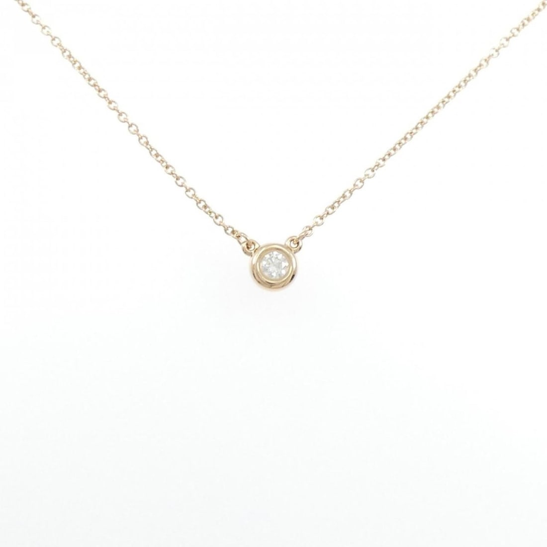 Tiffany By the Yard Necklace: --- Catalog ---Category: SizePendant Size: 5.2mm / 0.2''Neck Circumference: 41 cm / 16.14''Category: DesignStone: DiamondGender: WomenMaterial: Pink gold (18K)Necklace Type: NecklaceCategory: