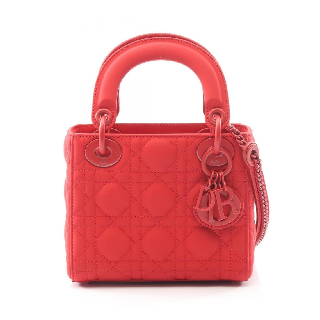 Christian Dior Dior Lady Mini Handbag, Leather, Women's, Red: --- Catalog ---Category: SizeSize (HxWxD): 14cm x 16.5cm x 7cm / 5.51'' x 6.49'' x 2.75''Category: DesignType: HandbagColor: Red colorGender: WomenMaterial: Leather Category: GeneralBrand: Christian D