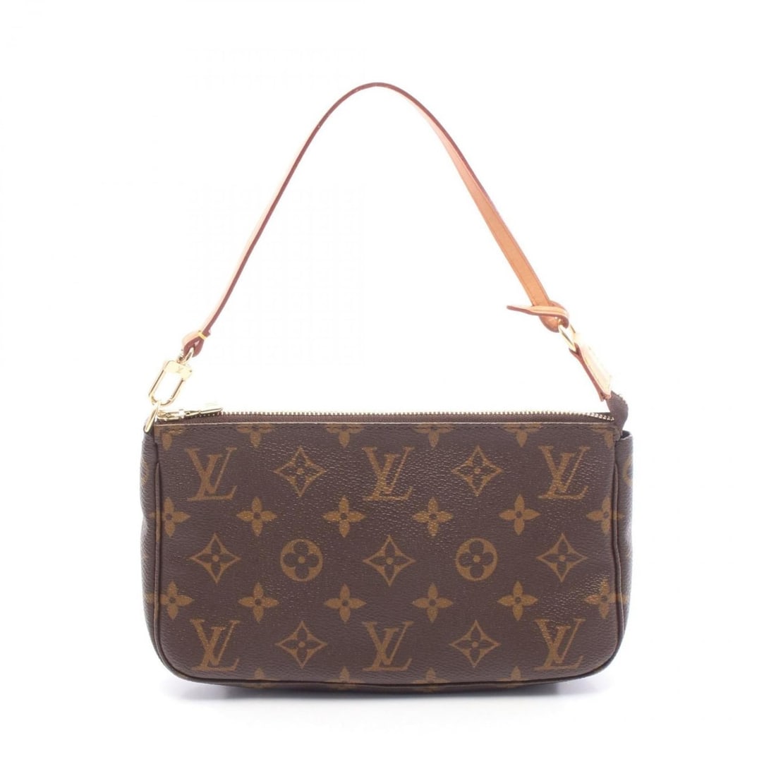 Louis Vuitton Pochette Accessoires Handbag, Coated Canvas and Leather, Monogram, Women's, Brown,: --- Catalog ---Category: SizeSize (HxWxD): 13cm x 21cm x 3cm / 5.11'' x 8.26'' x 1.18''Category: DesignType: HandbagColor: BrownGender: WomenMaterial: Coated canvas , Leather Category: GeneralMPN: M51