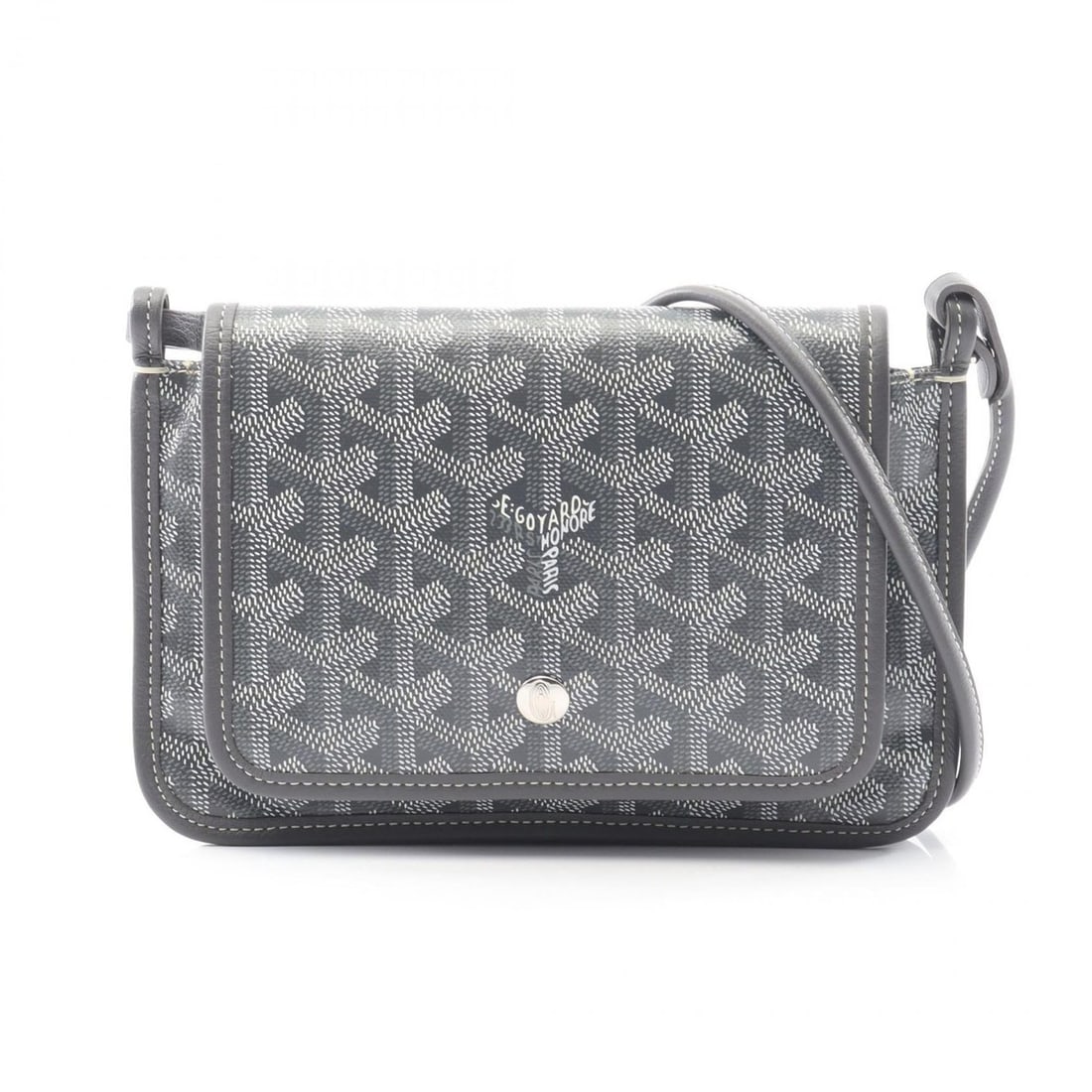 Goyard Plumet Pouch Wallet Shoulder Bag in Coated Canvas and Leather, Gray Multicolor, Women's,: --- Catalog ---Category: SizeSize (HxWxD): 14cm x 20.5cm x 5.00mm / 5.51'' x 8.07'' x 0.19''Category: DesignType: Shoulder bagColor: Gray, Multi-colorGender: WomenMaterial: Coated canvas , Leather Cat