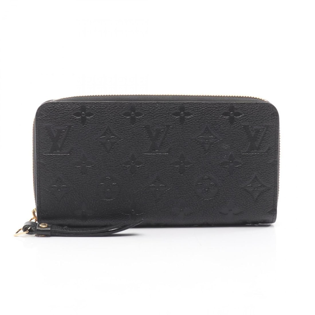 Louis Vuitton Zippy Wallet, Monogram Empreinte Leather, Round Long Women's, Black, M61864 (1 of 9)
