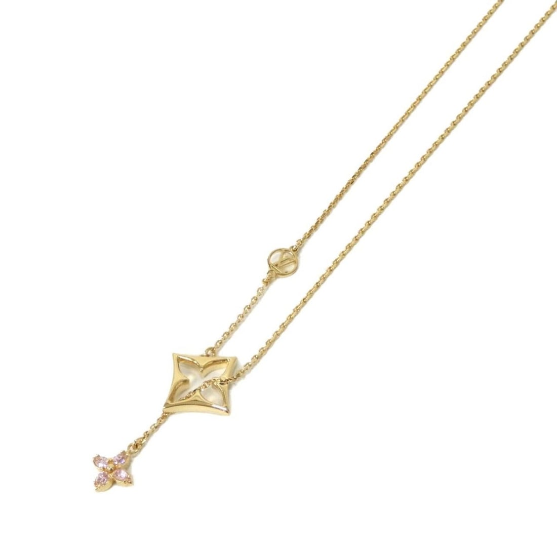 Louis Vuitton Flower Gram Strass Necklace M03246: --- Catalog ---Category: SizePendant Size: 36mm x 17mm / 1.41'' x 0.66''Neck Circumference: 39 cm - 44 cm / 15.35'' - 17.32''Category: DesignColor: GoldGender: WomenNecklace Type: NecklaceCategory: