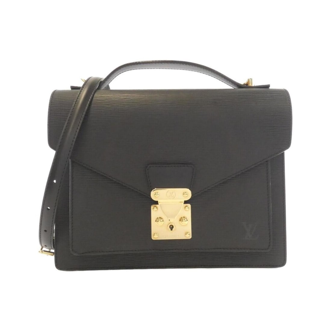Louis Vuitton Epi Monceau 28cm M52122 Handbag: --- Catalog ---Category: SizeSize (HxWxD): 22cm x 28cm x 5cm / 8.66'' x 11.02'' x 1.96''Category: DesignType: Briefcase, HandbagColor: BlackGender: MenMaterial: Leather Leather/Fur Type: