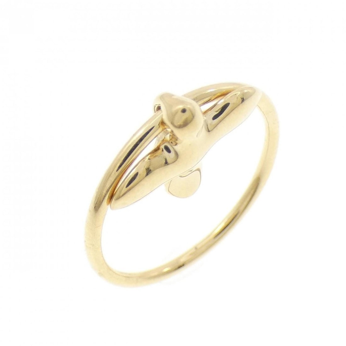 Tiffany Bird Hook Ring: --- Catalog ---Category: SizeJP Size: 5US Size: 3.5Category: DesignType: Band ringColor: Yellow goldGender: WomenMaterial: Yellow gold (18K)Category: GeneralBrand: Tiffany--- Item List ---Section: Con