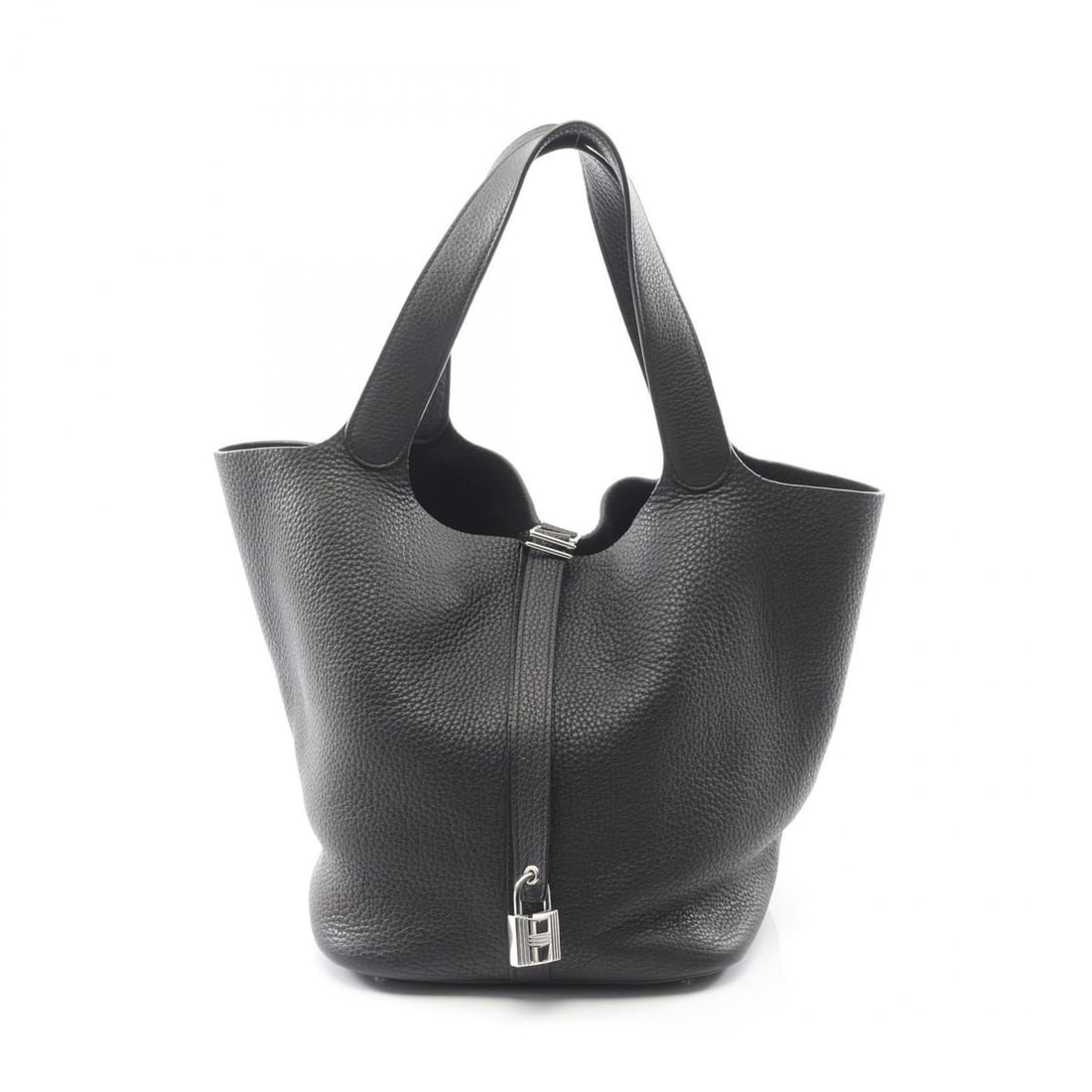 Hermes Hermès Picotin Lock GM Handbag, Leather, Taurillon Maurice, Women's, Black, 060992CK (1 of 12)