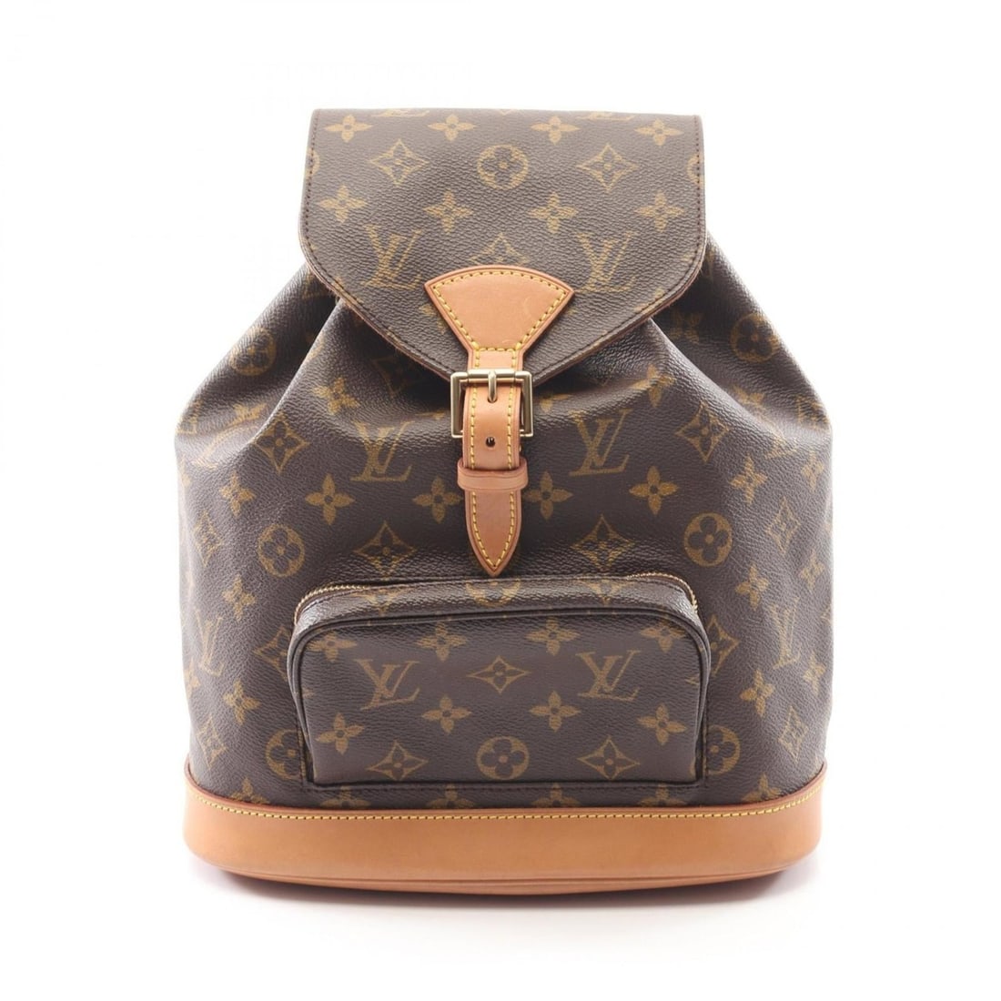Louis Vuitton Montsouris MM Backpack, Coated Canvas and Leather, Monogram, Women's, Brown, M51136: --- Catalog ---Category: SizeSize (HxWxD): 30cm x 25cm x 12cm / 11.81'' x 9.84'' x 4.72''Category: DesignType: BackpackColor: BrownGender: WomenMaterial: Coated canvas , Leather Category: GeneralMPN: