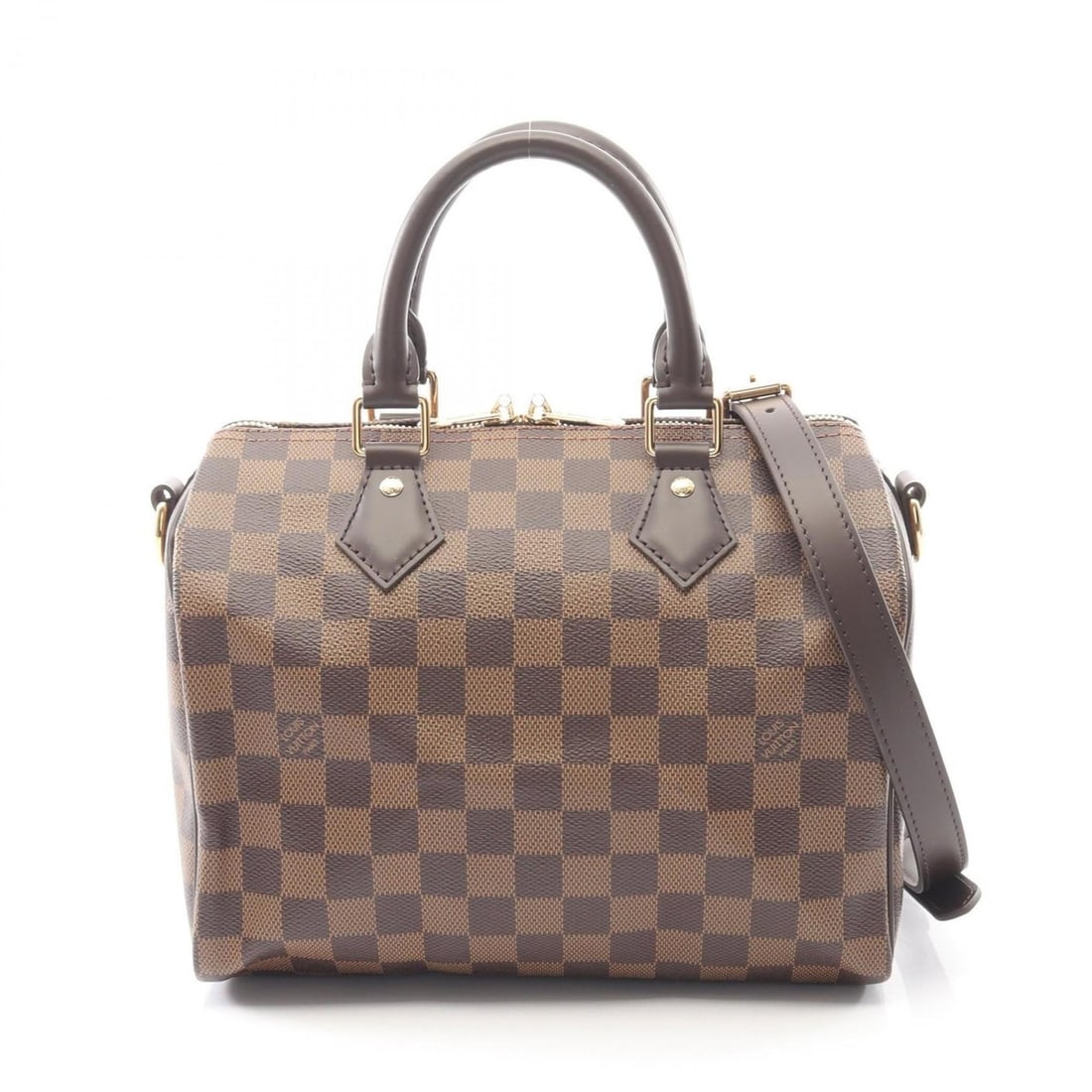 Louis Vuitton Speedy Bandouliere 25 Damier Ebene Handbag, Coated Canvas and Leather, Women's, Brown,: --- Catalog ---Category: SizeSize (HxWxD): 19cm x 25cm x 15cm / 7.48'' x 9.84'' x 5.9''Category: DesignType: HandbagColor: BrownGender: WomenMaterial: Coated canvas , Leather Category: GeneralMPN: N40