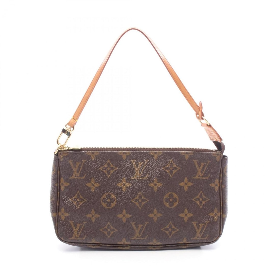 Louis Vuitton Pochette Accessoires Handbag, Coated Canvas and Leather, Monogram, Women's, Brown,: --- Catalog ---Category: SizeSize (HxWxD): 13cm x 21cm x 3cm / 5.11'' x 8.26'' x 1.18''Category: DesignType: HandbagColor: Brown, MonogramGender: WomenMaterial: Coated canvas , Leather Category: Gener