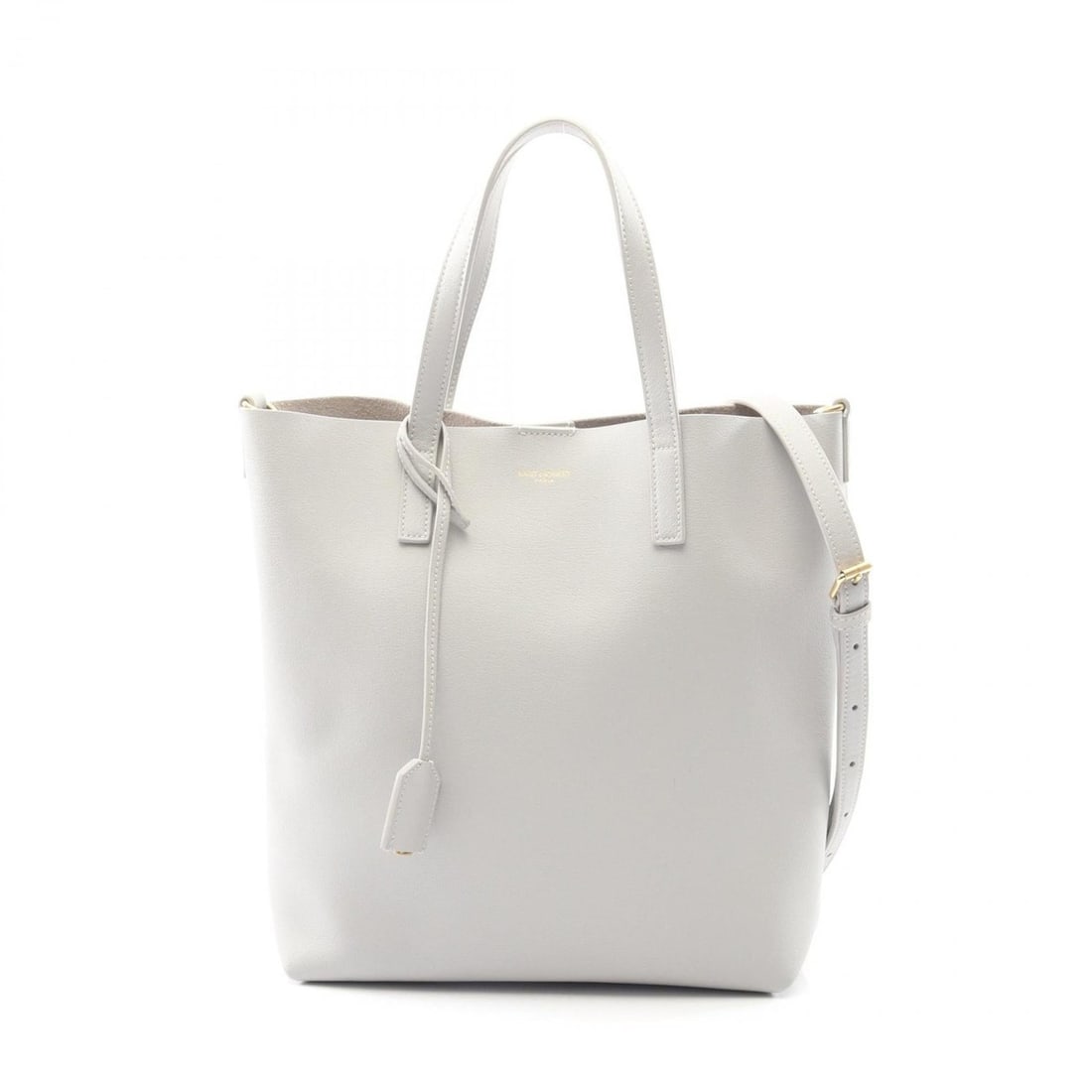 Yves Saint Laurent Saint Laurent Paris Shopping Toy Handbag, Leather, Women's, Gray, 600307 CSV0J: --- Catalog ---Category: SizeSize (HxWxD): 27cm x 25cm x 8cm / 10.62'' x 9.84'' x 3.14''Category: DesignType: HandbagColor: GrayGender: WomenMaterial: Leather Category: GeneralMPN: 600307 CSV0JBrand: