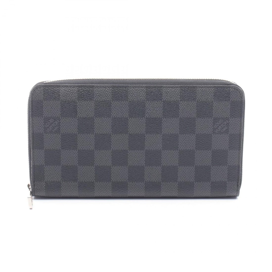 Louis Vuitton Zippy Organizer Round Long Wallet, Coated Canvas with Damier Graphite, Men's, Black,: --- Catalog ---Category: SizeSize (HxWxD): 11.5cm x 20.5cm x 2.5cm / 4.52'' x 8.07'' x 0.98''Category: DesignType: Long wallet (bi-fold)Color: BlackGender: MenMaterial: Coated canvas Category: General