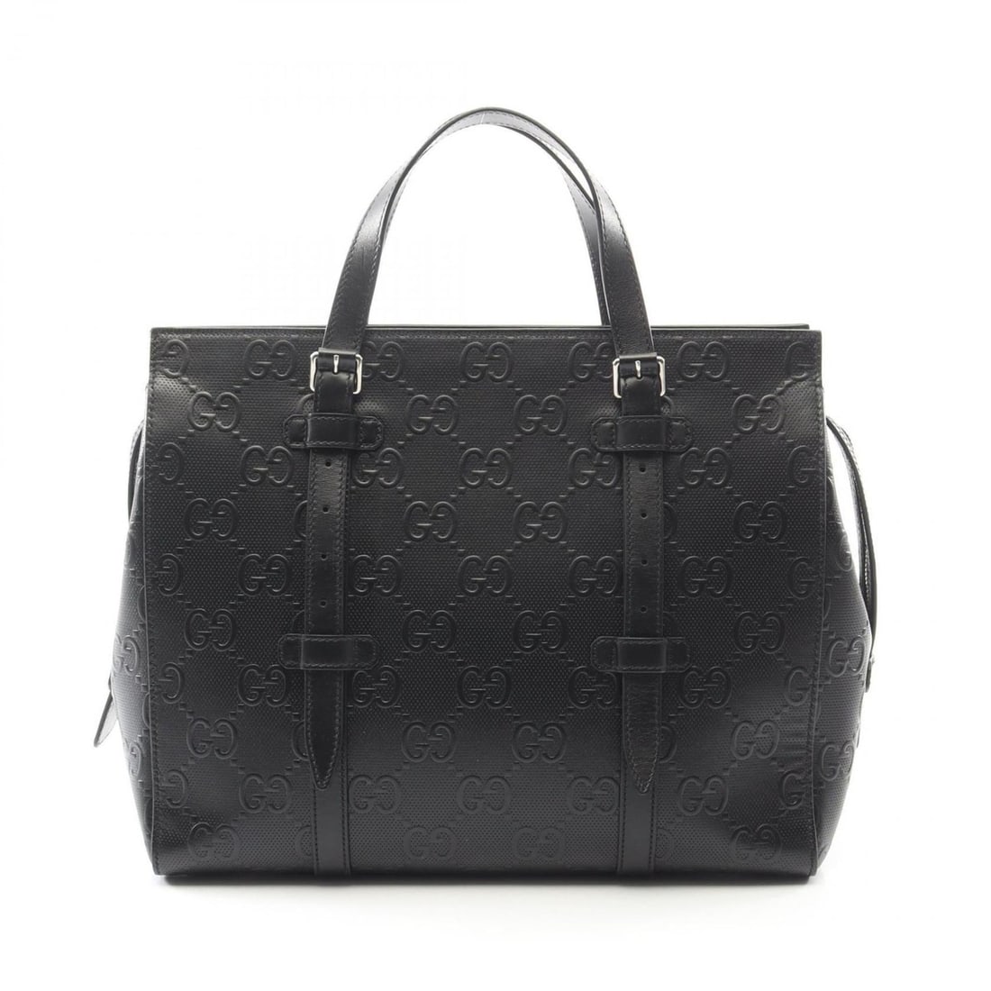 Gucci GG embossed leather tote bag, men's, black, 625774: --- Catalog ---Category: SizeSize (HxWxD): 29cm x 36cm x 15cm / 11.41'' x 14.17'' x 5.9''Category: DesignType: Tote bagColor: BlackGender: MenMaterial: Leather Category: GeneralMPN: 625774Brand: Gucci