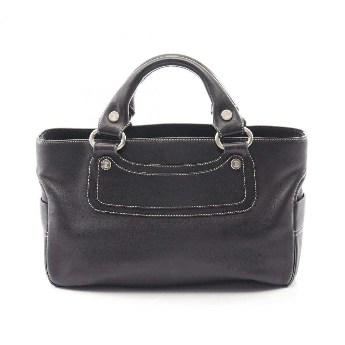 Celine Boogie Bag, Leather Handbag, Women's, Black (1 of 10)
