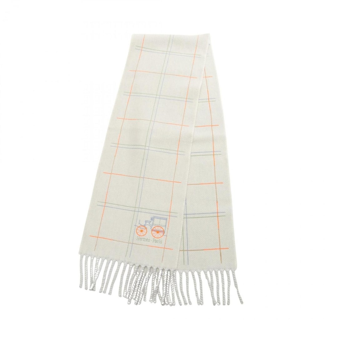 Hermes Hermès Clan Blode Berline scarf, cashmere, women's, blue, gray, multicolor: --- Catalog ---Category: SizeSize (LxW): 1.54m x 23cm / 60.62'' x 9.05''Category: DesignType: StoleColor: Blue, Gray, Multi-colorGender: WomenMaterial: Cashmere Category: GeneralBrand: Hermes--- Item