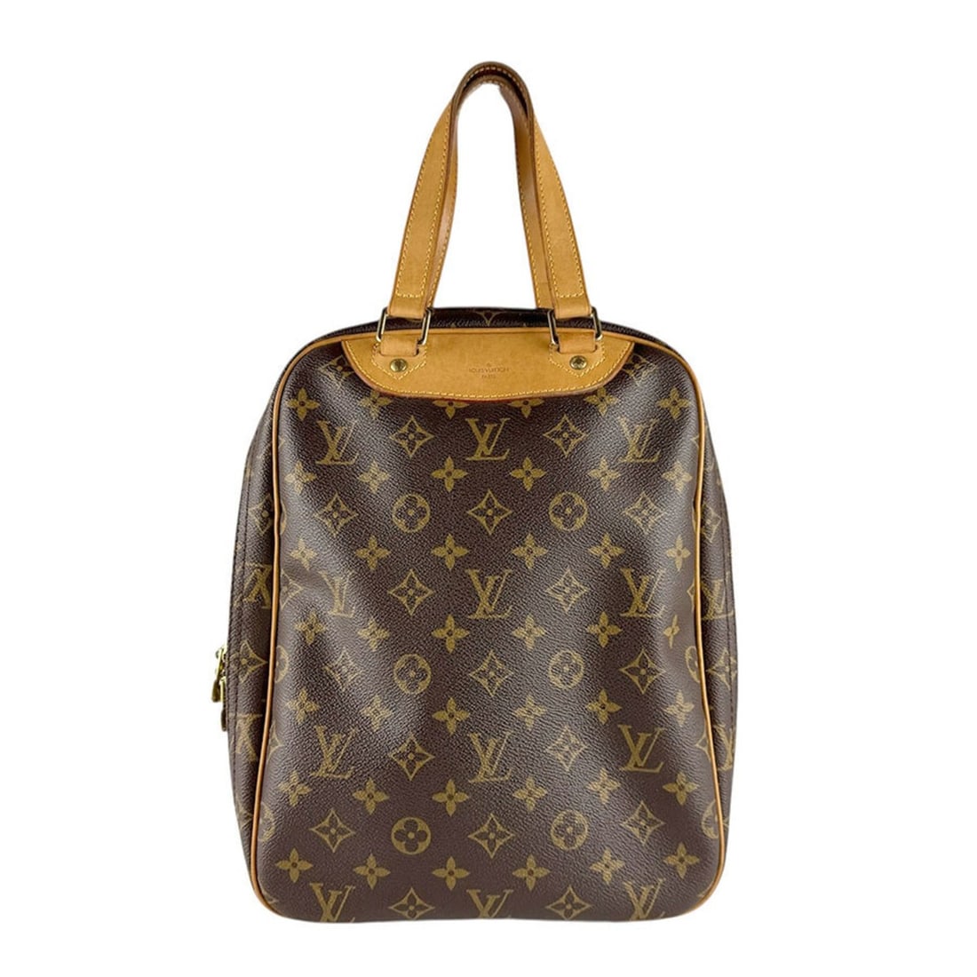 Louis Vuitton Monogram Excursion Handbag in Canvas, Brown and Gold, Women's, M41450 z8445: --- Catalog ---Category: SizeSize (HxWxD): 32cm x 23cm x 12cm / 12.59'' x 9.05'' x 4.72''Category: DesignType: HandbagColor: BrownGender: WomenMaterial: Monogram Hardware Color: GoldCategory: GeneralM