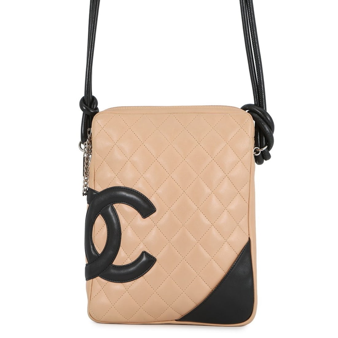 Chanel Cambon Line Medium Shoulder Bag with Coco Mark A25178, Black: --- Catalog ---Category: SizeWeight: 330g / 11.64oz.Size (HxWxD): 25cm x 20cm x 3cm / 9.84'' x 7.87'' x 1.18''Strap Length: 123cm / 48.42''Category: DesignType: Shoulder bagColor: Beige, BlackGender: