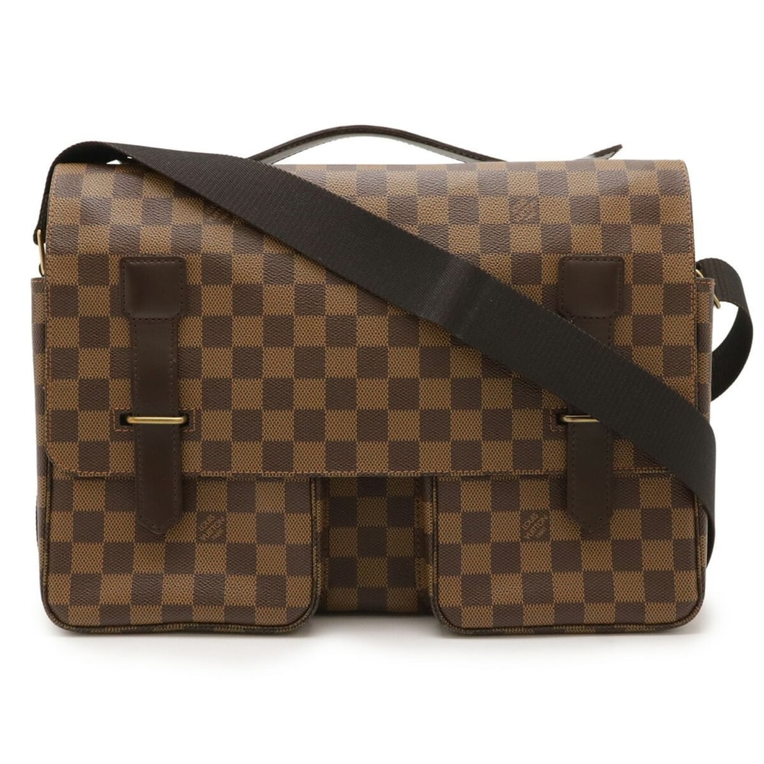 LOUIS VUITTON Damier Broadway Shoulder Bag N42270 (1 of 10)