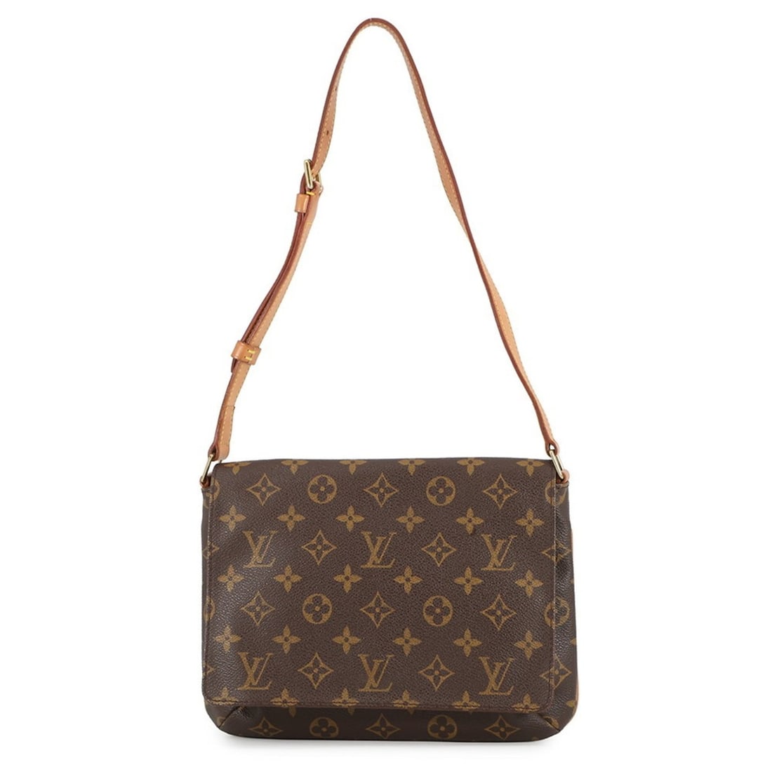 Louis Vuitton Monogram Musette Tango Short Shoulder Bag M51257: --- Catalog ---Category: SizeWeight: 290g / 10.22oz.Size (HxWxD): 20cm x 27cm x 3.5cm / 7.87'' x 10.62'' x 1.37''Category: DesignType: Shoulder bagColor: BrownGender: WomenMaterial: Monogram Hardware