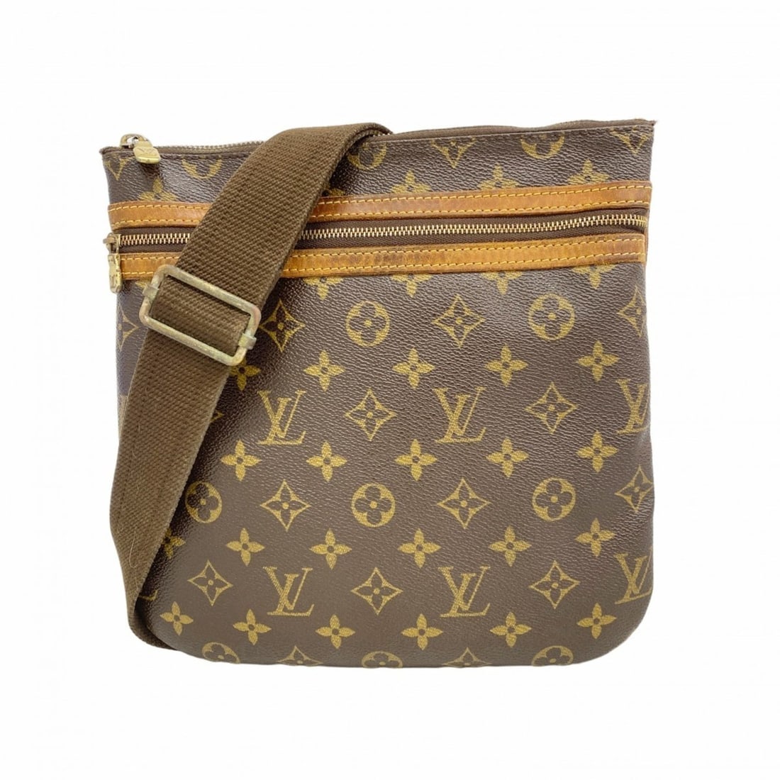Louis Vuitton Monogram Pochette Bosphore Shoulder Bag M40044 Brown Women's P2211417: --- Catalog ---Category: SizeSize (HxWxD): 25cm x 24.5cm x 2cm / 9.84'' x 9.64'' x 0.78''Category: DesignType: Shoulder bagColor: BrownGender: WomenCategory: GeneralMPN: M40044Brand: Louis Vuitton---
