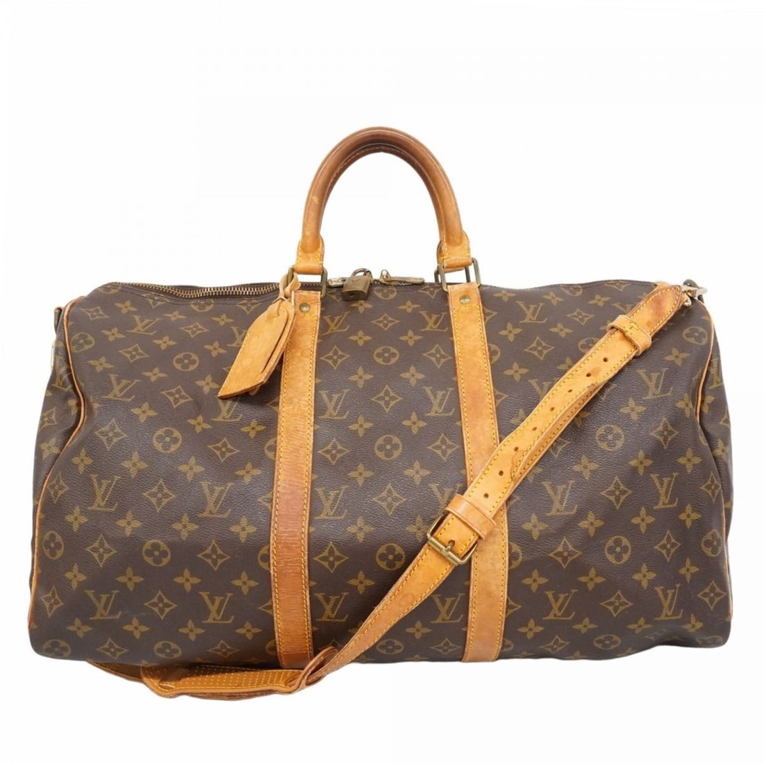 Louis Vuitton Monogram Keepall Bandouliere 50 Boston Bag M41416 Brown Men's and Women's: --- Catalog ---Category: SizeSize (HxWxD): 29cm x 50cm x 23cm / 11.41'' x 19.68'' x 9.05''Category: DesignType: Boston bagColor: BrownGender: Men,WomenCategory: GeneralBrand: Louis Vuitton--- Item Lis