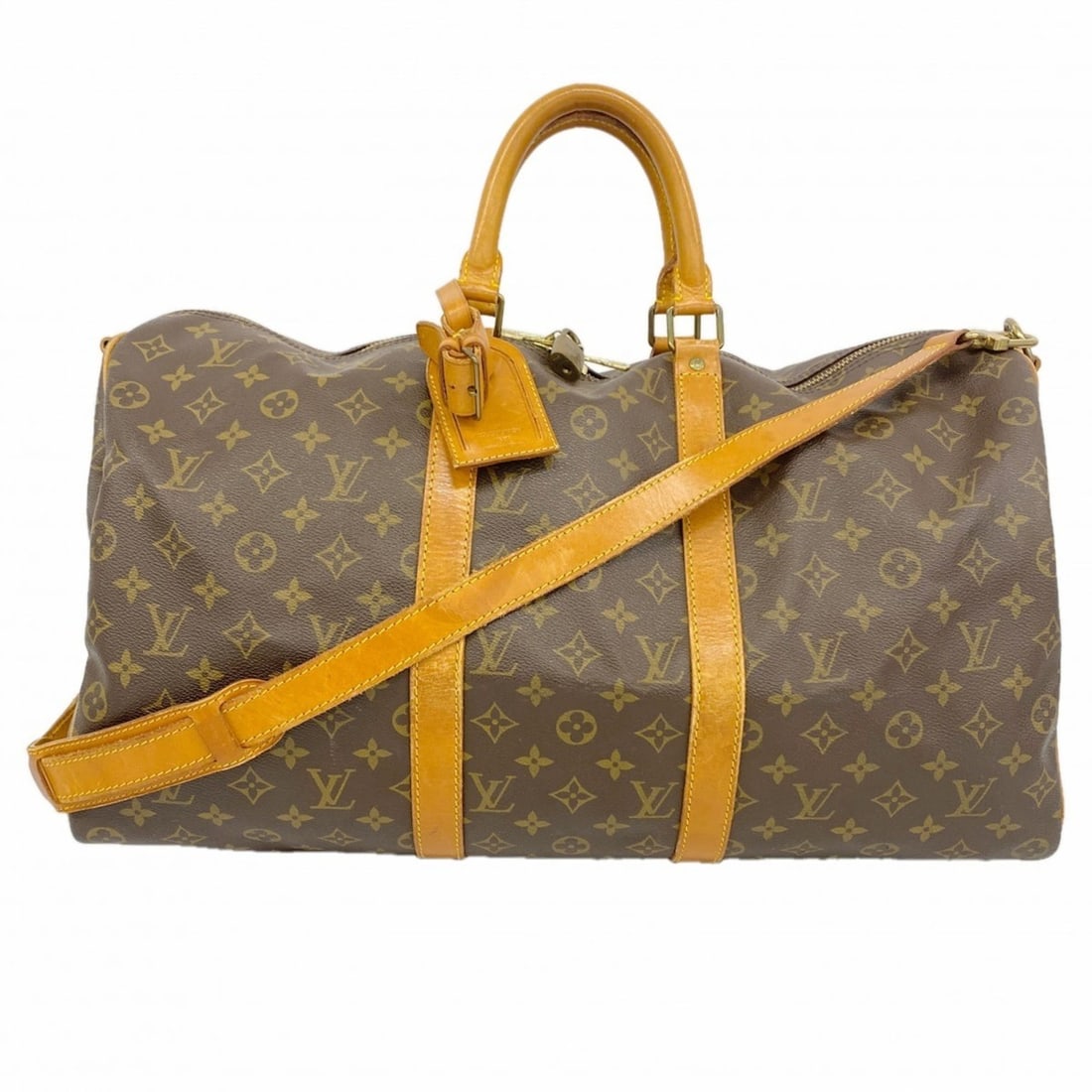 Louis Vuitton Monogram Keepall Bandouliere 50 Boston Bag M41416 Brown Men's and Women's: --- Catalog ---Category: SizeSize (HxWxD): 29cm x 50cm x 22cm / 11.41'' x 19.68'' x 8.66''Category: DesignType: Boston bagColor: BrownGender: Men,WomenCategory: GeneralMPN: M41416Brand: Louis Vuitton-