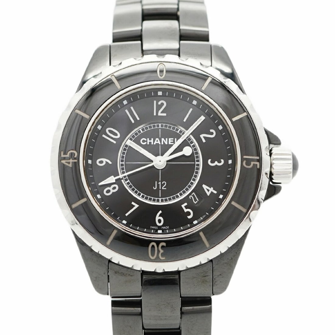 Chanel J12 H0682 Black Dial Women's Watch: --- Catalog ---Category: SizeWrist Size: 16.5cm / 6.49''Case Diameter: 34mm / 1.34''Category: DesignType: WristwatchGender: WomenColor (Dial): BlackMaterial (Band): CeramicCategory: GeneralMPN: H0682B