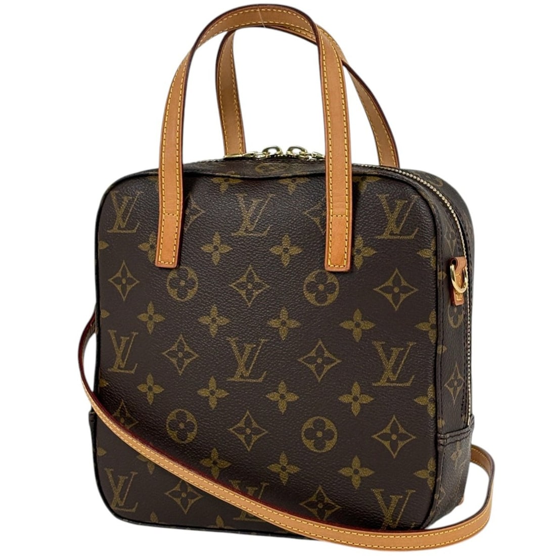 Louis Vuitton Spontini Shoulder Bag, Crossbody 2-Way Handbag, Monogram Brown, M47500, Women's: --- Catalog ---Category: SizeSize (HxWxD): 19.5cm x 20cm x 8cm / 7.67'' x 7.87'' x 3.14''Category: DesignType: Handbag, Shoulder bagColor: BrownGender: WomenMaterial: Monogram Category: GeneralBrand: