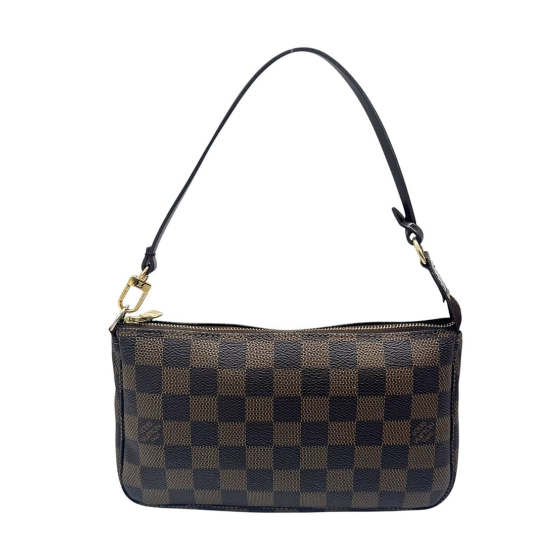 LOUIS VUITTON Louis Vuitton Damier Pochette Accessoires N51985 CA0069 Handbag for Women: --- Catalog ---Category: SizeSize (HxWxD): 14cm x 22cm x 4cm / 5.51'' x 8.66'' x 1.57''Category: DesignType: Handbag, PochetteColor: Brown, EbeneGender: WomenMaterial: PVC Hardware Color: GoldCategory